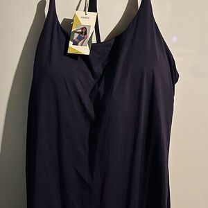 HALARA Deep Blue Strappy swim suit 1 piece. New with tag.